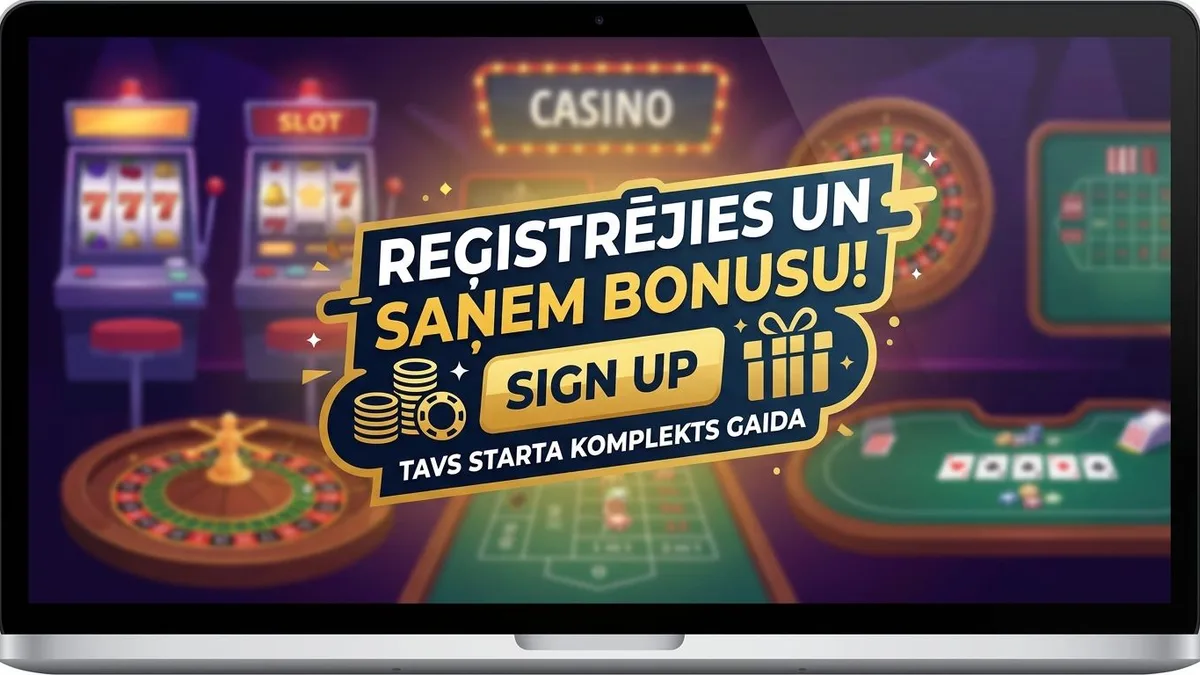 Reģistrācija ar bonusu